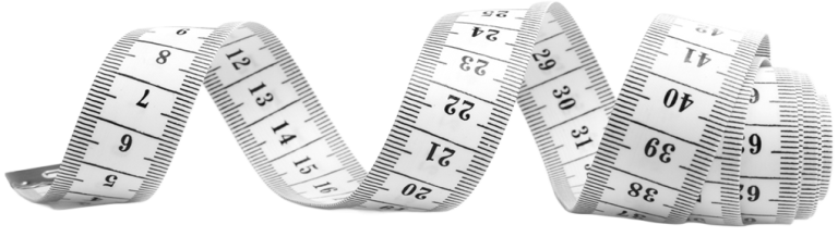 Meetlint voor het opmeten van maten bij het ontwerpen van een maatpak